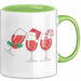 Weihnachten Weinglas Tasse Geschenk Weihnachtliche Grafik Weinliebhaber Kaffee-Becher Grün Trendation