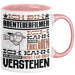Abenteuerfilmer Geschenk Kaffee-Tasse Geschenkidee für Abenteuerfilmer Ich Bin Abenteuerfilmer Ich Kann Es Dir Erklären Jedoch Nicht Für Dich Verstehen Spruch Lustig Rosa Trendation