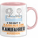 Kanufahrer Geschenk Tasse So Gut Kann Nur Ein Kanufahrer Aussehen Geschenkidee Kaffee-Becher Rosa Trendation