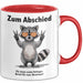 Büroarbeit Kollege Abschied Tasse Geschenk Lustige Geschenkidee Spruch Zum Abschied Für Einen Coolen Kollegen Rot Trendation