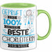 Beste Chorleiterin Der Welt Tasse Geschenk für Eine Chorleiterin Geprüft Und Sicher Geschenkidee Geburtstag Weihnachten Grün Trendation