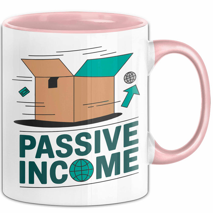 Dropshipper Tasse Geschenkidee für passives Einkommen Rosa Trendation