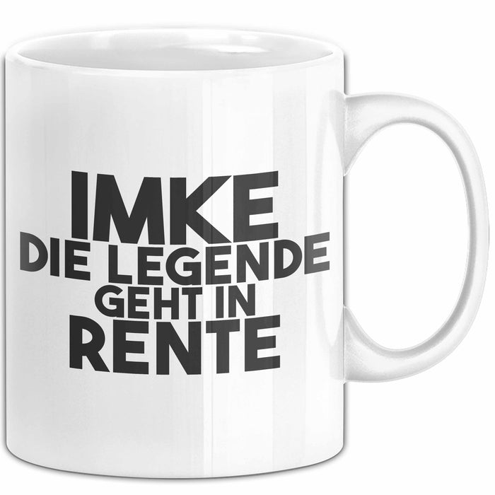 Imke Tasse Imke – Die Legende Geht In Rente Geschenk
