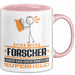 Forscher Geschenk Tasse Ich Bin Forscher Aber Sag Doch Einfach Superheld Lustige Geschenkdiee für Forscher Kaffee-Becher Rosa Trendation