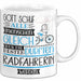 Radfahrerin Geschenk Becher Tasse Gott Schuf Alle Menschen Gleich Nur Die Besten Durfeten Radfahrerin Werden Geschenkidee Lustig Weiß Trendation