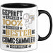 Comic-Sammler Geschenk Lustiger Spruch für Comic-Sammler Geschenkidee Bester Comic-Sammler Der Welt Schwarz Trendation