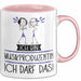 Geschenk für Musikproduzentin Tasse Lustige Geschenkidee Geburtstag Ich Bin Musikproduzentin Ich Darf Das Rosa Trendation
