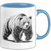Grizzlybär Tasse Geschenk Lustige Geschenkidee Spruch Blau Trendation