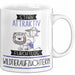 Wildtieraufzüchterin Tasse Geschenk Becher Stark Attraktiv Furchtlos Wildtieraufzüchterin Lustige Geschenkidee Weiß Trendation