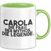 Carola Tasse Carola – Die Frau. Der Mythos. Die Legende. Geschenk Grün Trendation