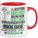 Biologe Geschenk Tasse Lustiger Spruch Erheben Sie Sich Der Biologe Betritt den Raum Rot Trendation