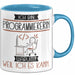 Programmiererin Tasse Geschenk Ich Bin Programmiererin Warum Weil Ich Es Kann Geschenkidee Geburtstag Blau Trendation