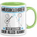 Musiklehrer Tasse Geschenk für Musiklehrer Der Mann Der Alles Kann Geschenkidee zum Geburtstag Grün Trendation