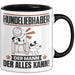 Hundeliebhaber Tasse Geschenk für Hundeliebhaber Der Mann Der Alles Kann Geschenkidee zum Geburtstag Schwarz Trendation