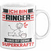 Ringer Tasse Geschenk für Ringer Geburtstag Lustiger Spruch Kaffee-Becher Was Ist Deine Superkraft Weiß Trendation