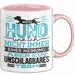 Hund Tasse Geschenk Spruch Lustig Mein Hund Und Ich Team Rosa Trendation