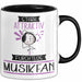 Musikfan Tasse Geschenk Becher Stark Attraktiv Furchtlos Musikfan Lustige Geschenkidee Trendation