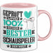 Schauspieler Geschenk Lustiger Spruch für Schauspieler Geschenkidee Bester Schauspieler Der Welt Rosa Trendation