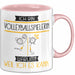 Volleyballspielerin Tasse Geschenk Ich Bin Volleyballspielerin Warum Weil Ich Es Kann Geschenkidee Geburtstag Rosa Trendation