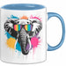 Elefant Tier Sonnenbrille Tasse Geschenk Lustige Geschenkidee Spruch Blau Trendation
