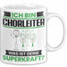 Chorleiter Tasse Geschenk für Chorleiter Geburtstag Lustiger Spruch Kaffee-Becher Was Ist Deine Superkraft Weiß Trendation