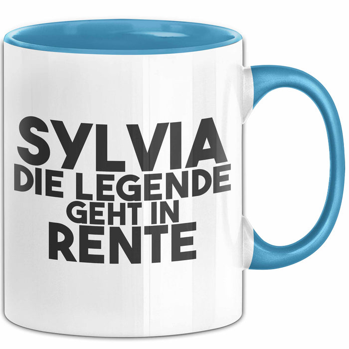 Sylvia Tasse Sylvia – Die Legende Geht In Rente Geschenk