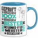 Kung-Fu-Meister Geschenk Lustiger Spruch für Kung-Fu-Meister Geschenkidee Bester Kung-Fu-Meister Der Welt Blau Trendation