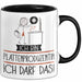 Geschenk für Plattenproduzentin Tasse Lustige Geschenkidee Geburtstag Ich Bin Plattenproduzentin Ich Darf Das Trendation