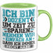 Dozent Vorlesung Tasse Geschenk Lustige Geschenkidee Spruch Ich Bin Dozent Grün Trendation