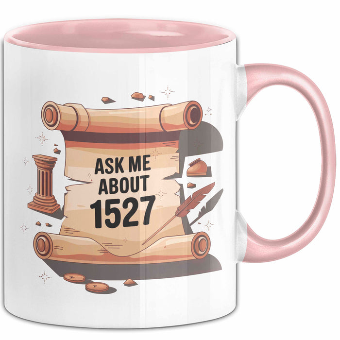 Geschichtsfan Tasse Geschenk Lustige Geschenkidee Spruch Für Geschichts Liebhaber Rosa Trendation
