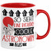 Astronomin Geschenk Tasse Geschenkidee für Astronomin Geburtstag Weihnachten Spruch So Sieht Eine Richtig Coole Astronomin Aus Kaffee-Becher Rot Trendation