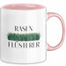Garten Pflanzen Gärtner Tasse Geschenk Lustige Geschenkidee Spruch Rasenflüsterer Rosa Trendation