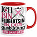 Fluglotsin Ausbildung Start Geschenk Tasse Ich Bin Fluglotsin In Der Ausbildung Ich Darf Das Kaffee-Becher Geschenkidee Rot Trendation