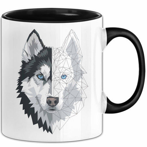 Wolf Tasse Geschenk Wolf für Wildtierfreunde Trendation