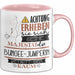 Bungee-Jumperin Tasse Geschenk Lustiger Spruch Bitte Erheben Sie Sich Seine Majestät Die Bungee-Jumperin Betritt Den Raum Rosa Trendation