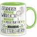 Kletterlehrerin Tasse Lustiges Geschenk Studieren Kann Wirklich Jeder Nur Die Besten Werden Kletterlehrerin Grün Trendation