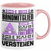 Bandmitglied Geschenk Tasse Geschenkidee für Bandmitglied Geburtstag Lustig Ich Bin Bandmitglied Ich Kann Es Dir Erklären Aber Nicht Für Dich Verstehen Rosa Trendation