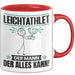 Leichtathlet Tasse Geschenk für Leichtathlet Der Mann Der Alles Kann Geschenkidee zum Geburtstag Rot Trendation
