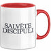 Lateinlehrer Unterricht Tasse Geschenk Lustige Geschenkidee Spruch Salvete Discipuli Rot Trendation
