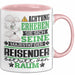 Reisender Geschenk Tasse Lustiger Spruch Erheben Sie Sich Der Reisender Betritt den Raum Rosa Trendation
