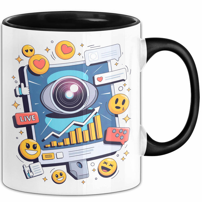 Live Streamer Tasse Geschenk Lustige Geschenkidee Spruch Für Online Kreative Trendation
