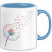 Hund Tierliebhaber Tasse Geschenk Lustige Geschenkidee Spruch Blau Trendation