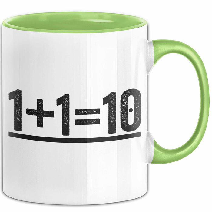 Informatik Softwareprogrammierer Tasse Geschenk Lustige Geschenkidee Spruch Grün Trendation