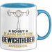 Gewichtheber Geschenk Tasse So Gut Kann Nur Ein Gewichtheber Aussehen Geschenkidee Kaffee-Becher Blau Trendation