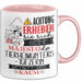 Tierheimunterstützerin Tasse Geschenk Lustiger Spruch Bitte Erheben Sie Sich Seine Majestät Die Tierheimunterstützerin Betritt Den Raum Rosa Trendation