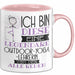 Outdoor-Yoga-Lehrerin Tasse Geschenk Ich Bin Diese Eine Legendäre Outdoor-Yoga-Lehrerin Von Der Alle Reden Geschenkidee Geburtstag Weihnachten Rosa Trendation