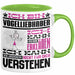 Vogelliebhaber Geschenk Kaffee-Tasse Geschenkidee für Vogelliebhaber Ich Bin Vogelliebhaber Ich Kann Es Dir Erklären Jedoch Nicht Für Dich Verstehen Spruch Lustig Grün Trendation
