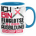 Fluglotse Ausbildung Tasse Geschenk Ich Bin Fluglotse In Der Ausbildung Ich Darf Das Geschenkidee Spruch Blau Trendation