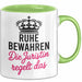 Anwalt Rechtsberatung Tasse Geschenk Lustige Geschenkidee Spruch Ruhe Bewahren Die Juristin Regelt Das Grün Trendation