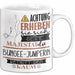 Bungee-Jumperin Tasse Geschenk Lustiger Spruch Bitte Erheben Sie Sich Seine Majestät Die Bungee-Jumperin Betritt Den Raum Weiß Trendation